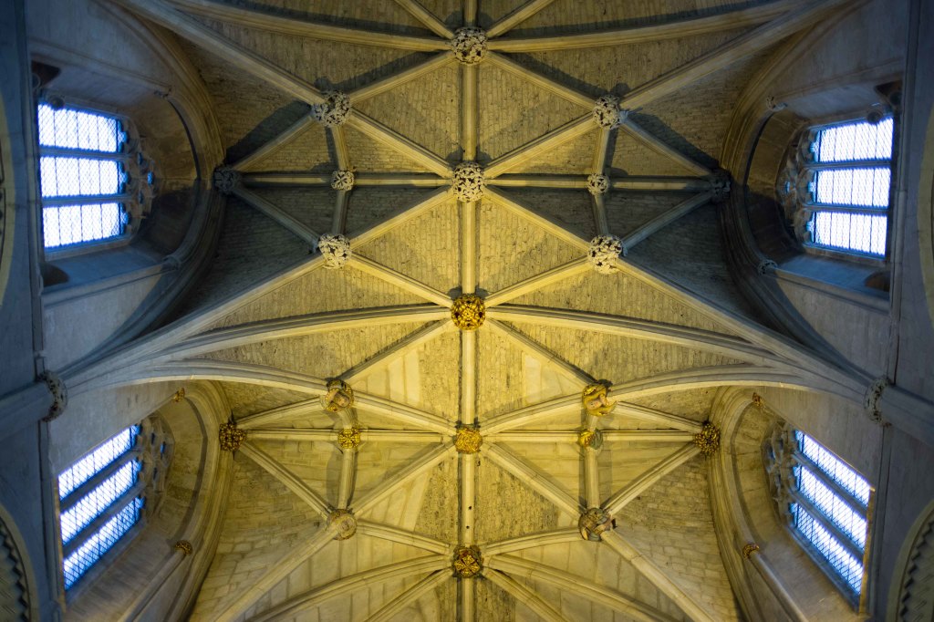 The abbey ceiling