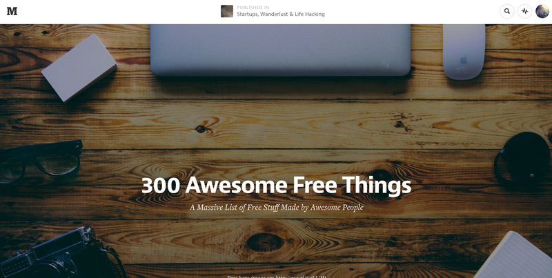 Quite possibly the best list of free tools for startups on the internet. 